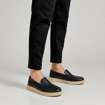 HIGH QUALITY SMOOTH BLACK CLASSIC LOAFERS