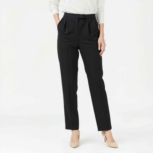 VINTAGE HIGH WAIST BLACK CLASSIC TROUSERS
