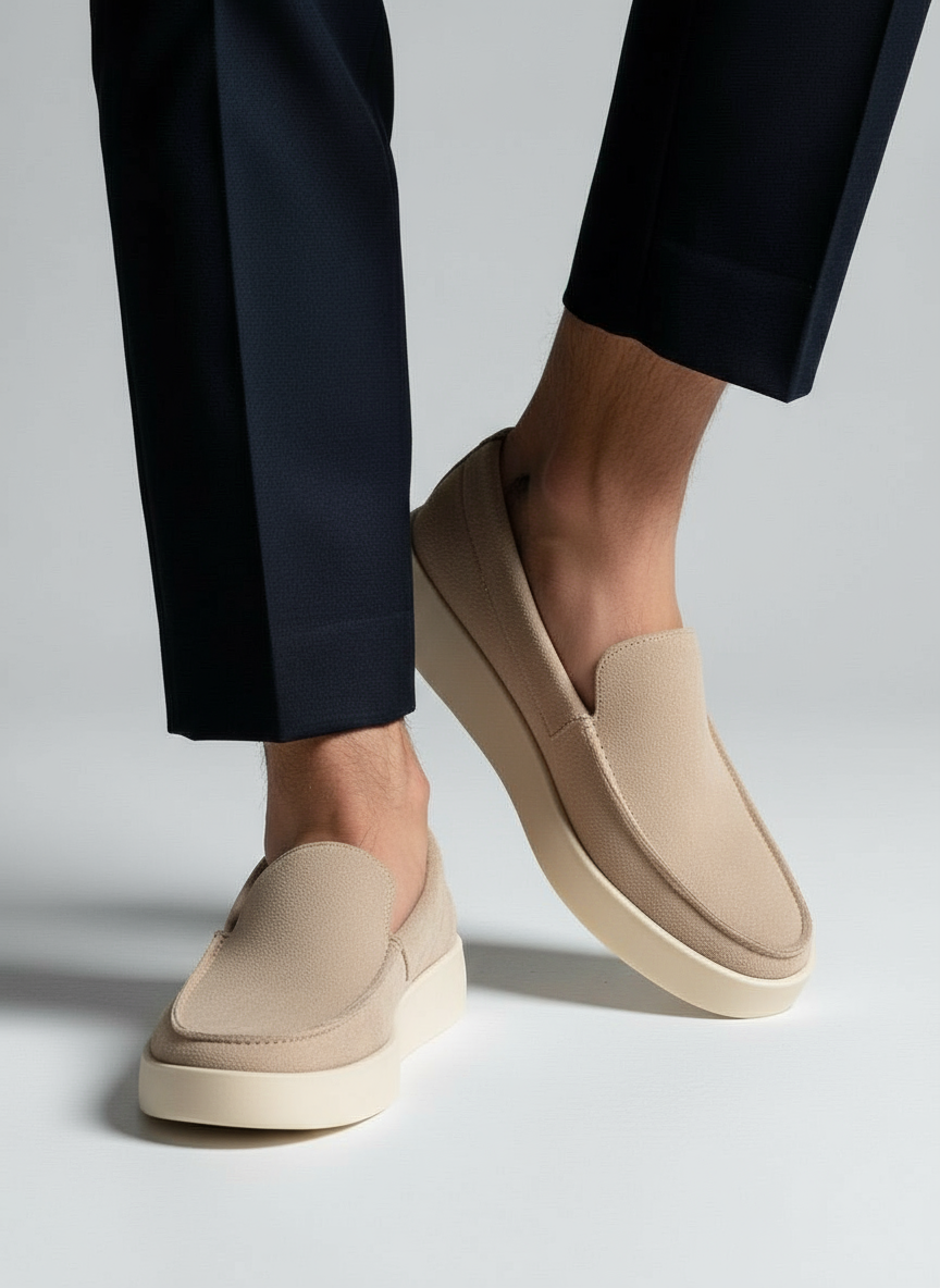 HIGH QUALITY KHAKI CLASSIC LOAFERS