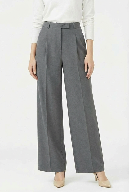 VINTAGE HIGH WAIST GRAY CLASSIC TROUSERS