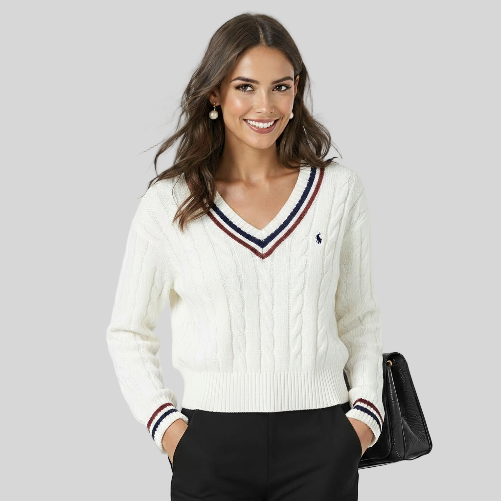 WHITE PREMIUM CREW PULLOVER