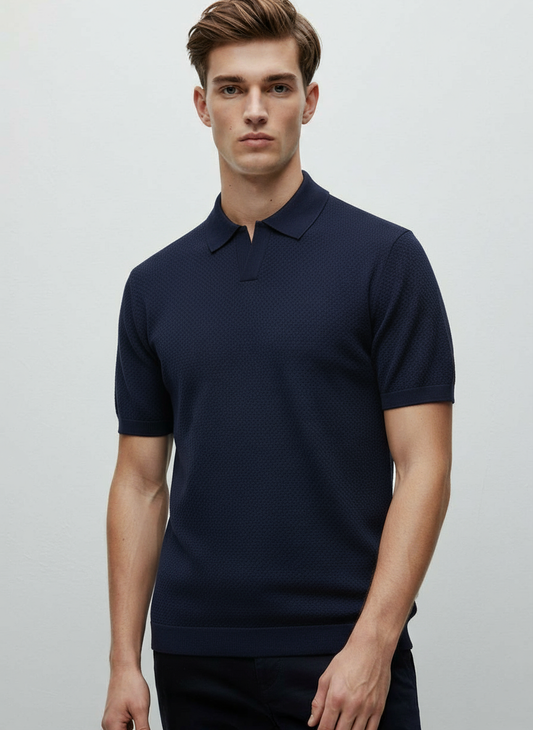 OLD MONEY NAVY BLUE BUSINESS POLO