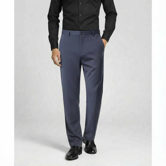 CLASSIC OLD MONEY DARK GRAY TROUSERS
